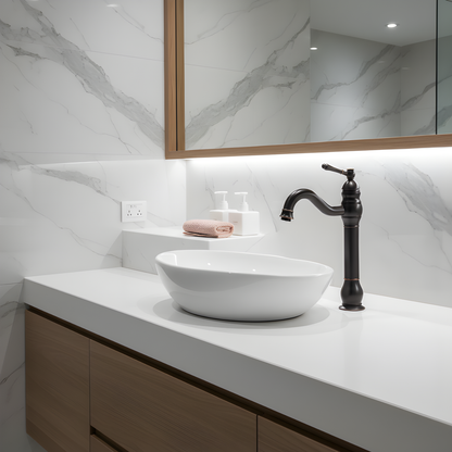 Antiqua 360-Swivel Vessel Sink Faucet