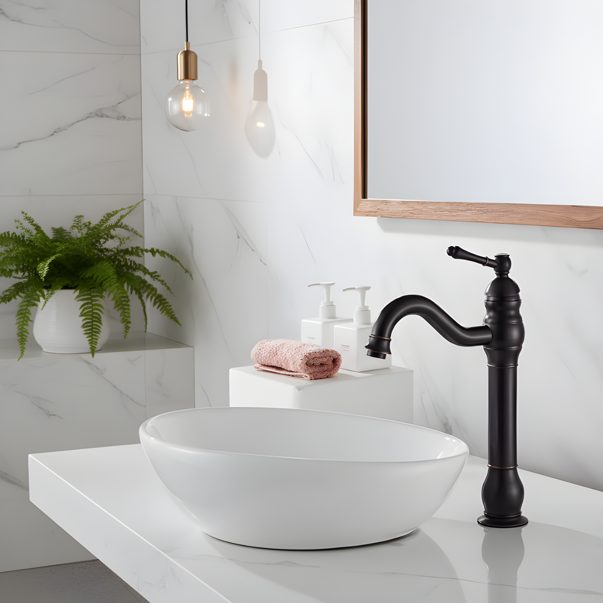 Antiqua 360-Swivel Vessel Sink Faucet
