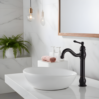 Antiqua 360-Swivel Vessel Sink Faucet
