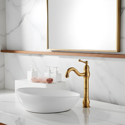 Antiqua 360-Swivel Vessel Sink Faucet