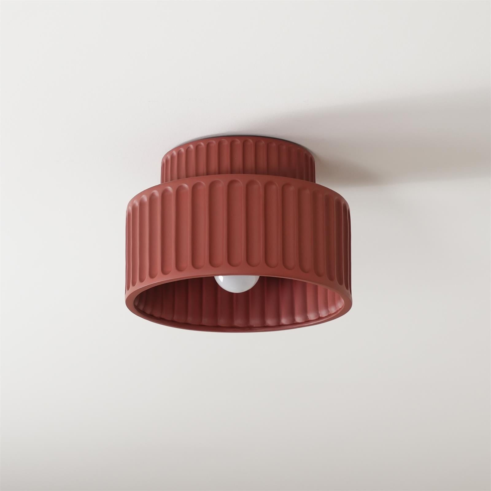 Kami ceiling lamp orange variant living room - Casa Norex