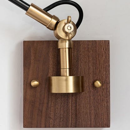 Kane plug-in swing sconce installed bedroom bedside - Casa Norex