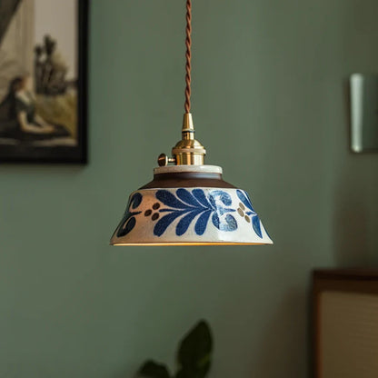 Twisted cord and brass canopy detail — Casa Norex