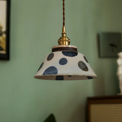 Ceramic pendant lamp size and dimension diagram — Casa Norex