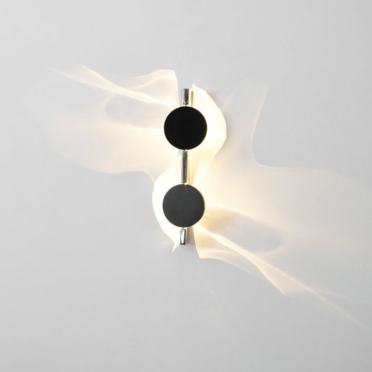 Wall sconce in modern living room setting — shifting light and shadow effect | Casa Norex