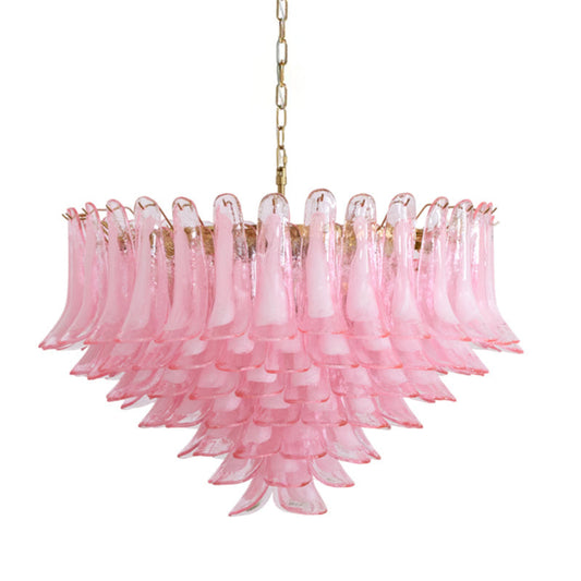 Pink Saddle Chandelier