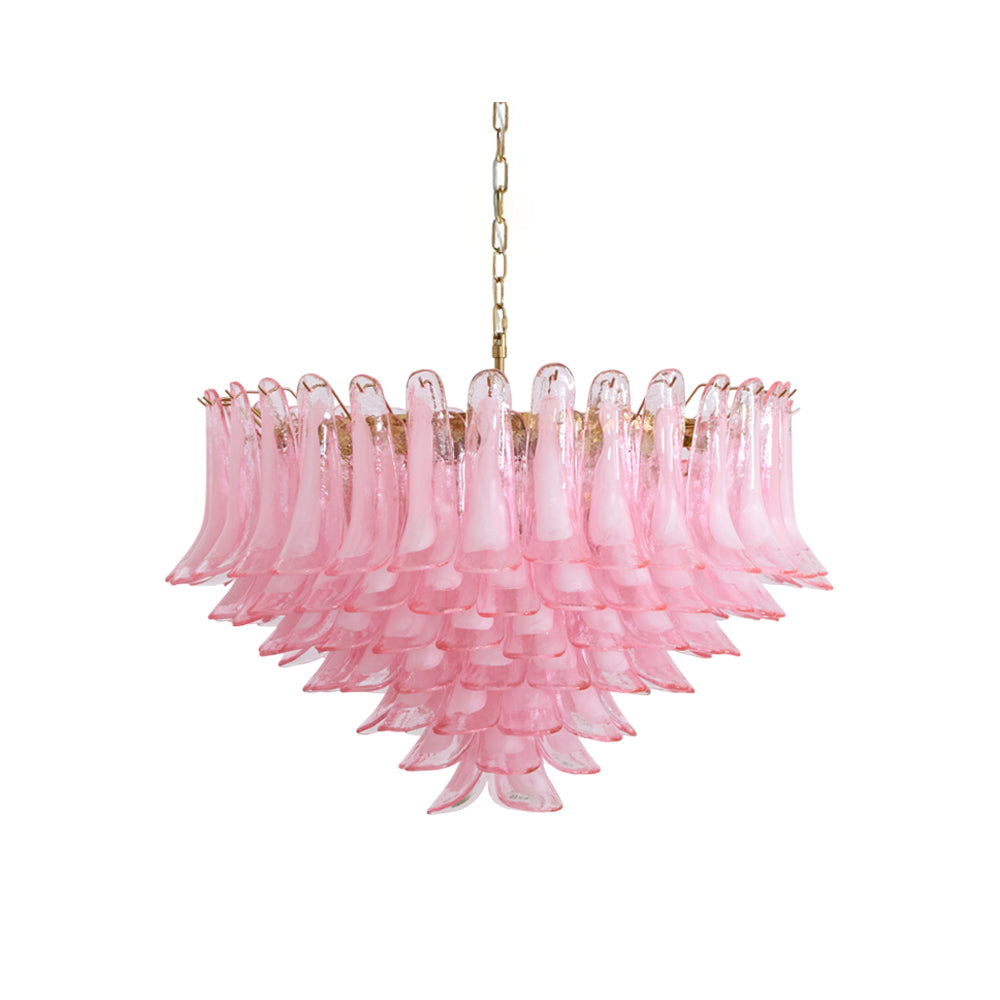 Pink Saddle Chandelier