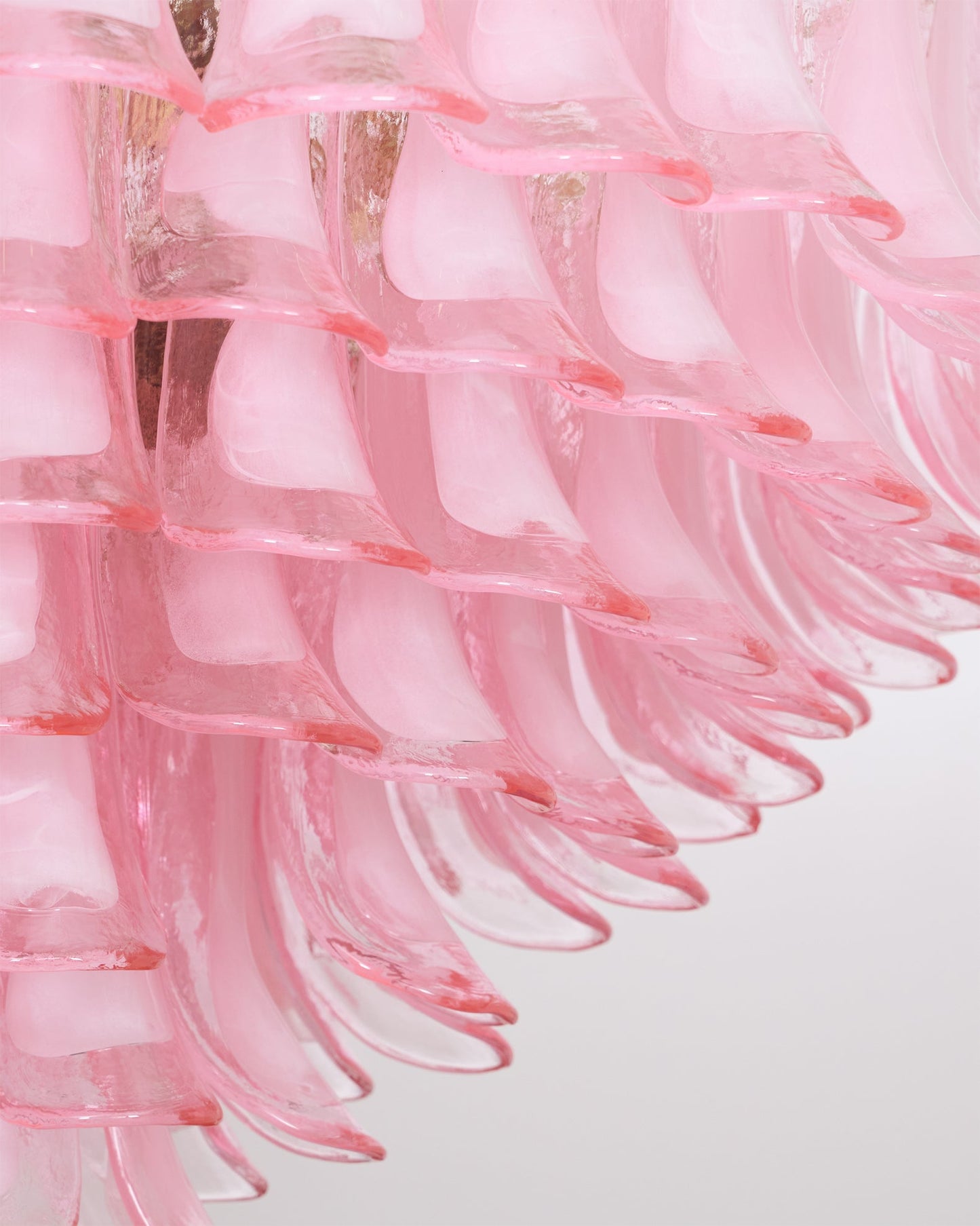Pink Saddle Chandelier