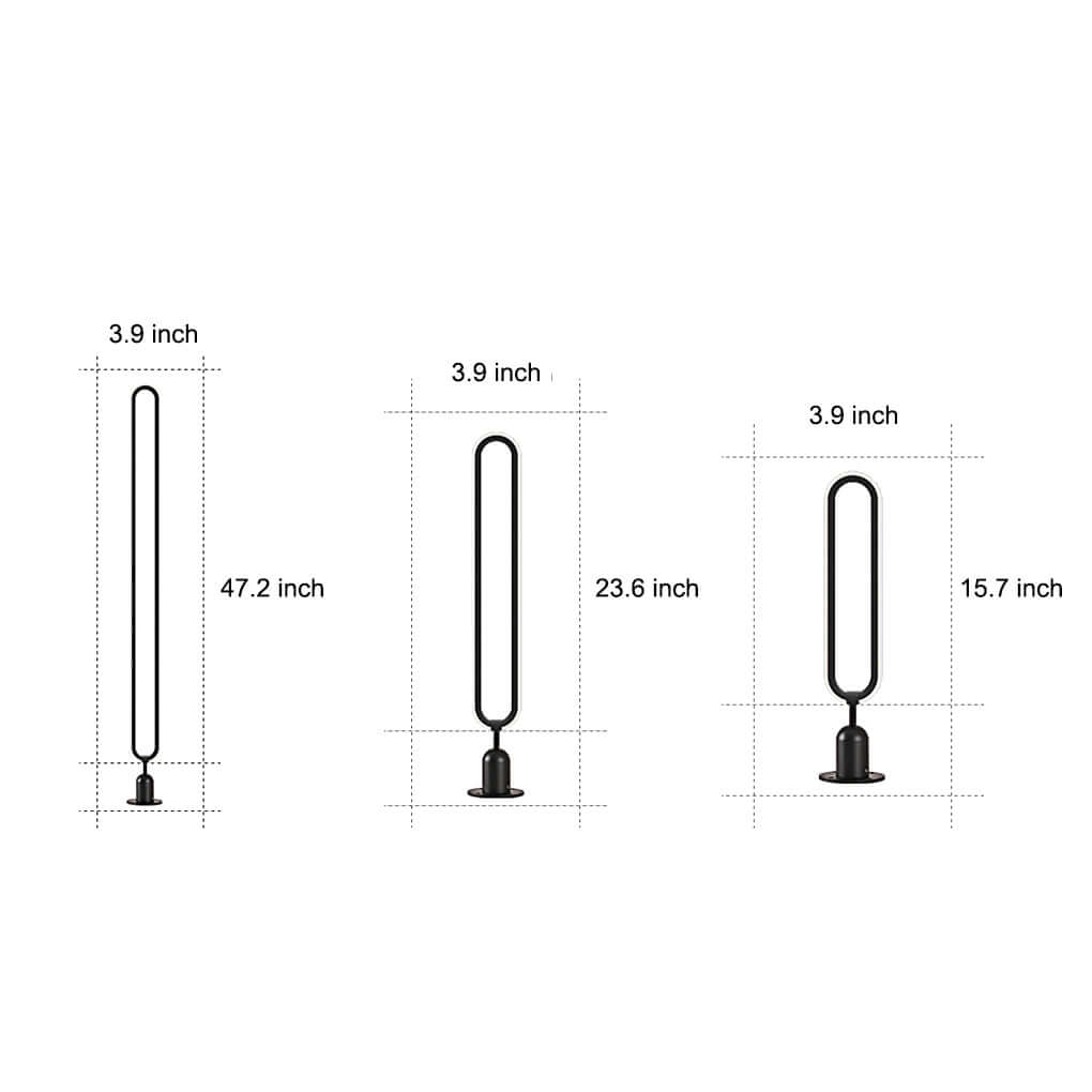 Halo Oval Ring Solar Landscape Light, product view 7