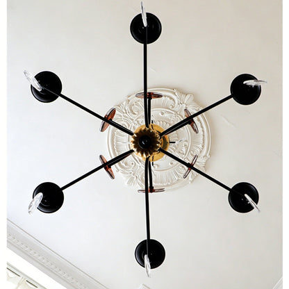 Alistair Glass Candle Chandelier