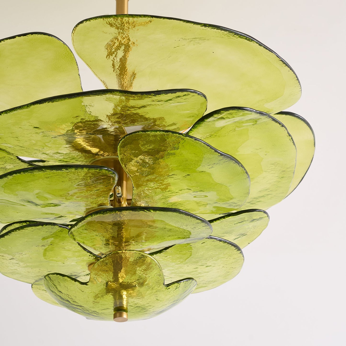 Lotus Leaf Murano Chandelier