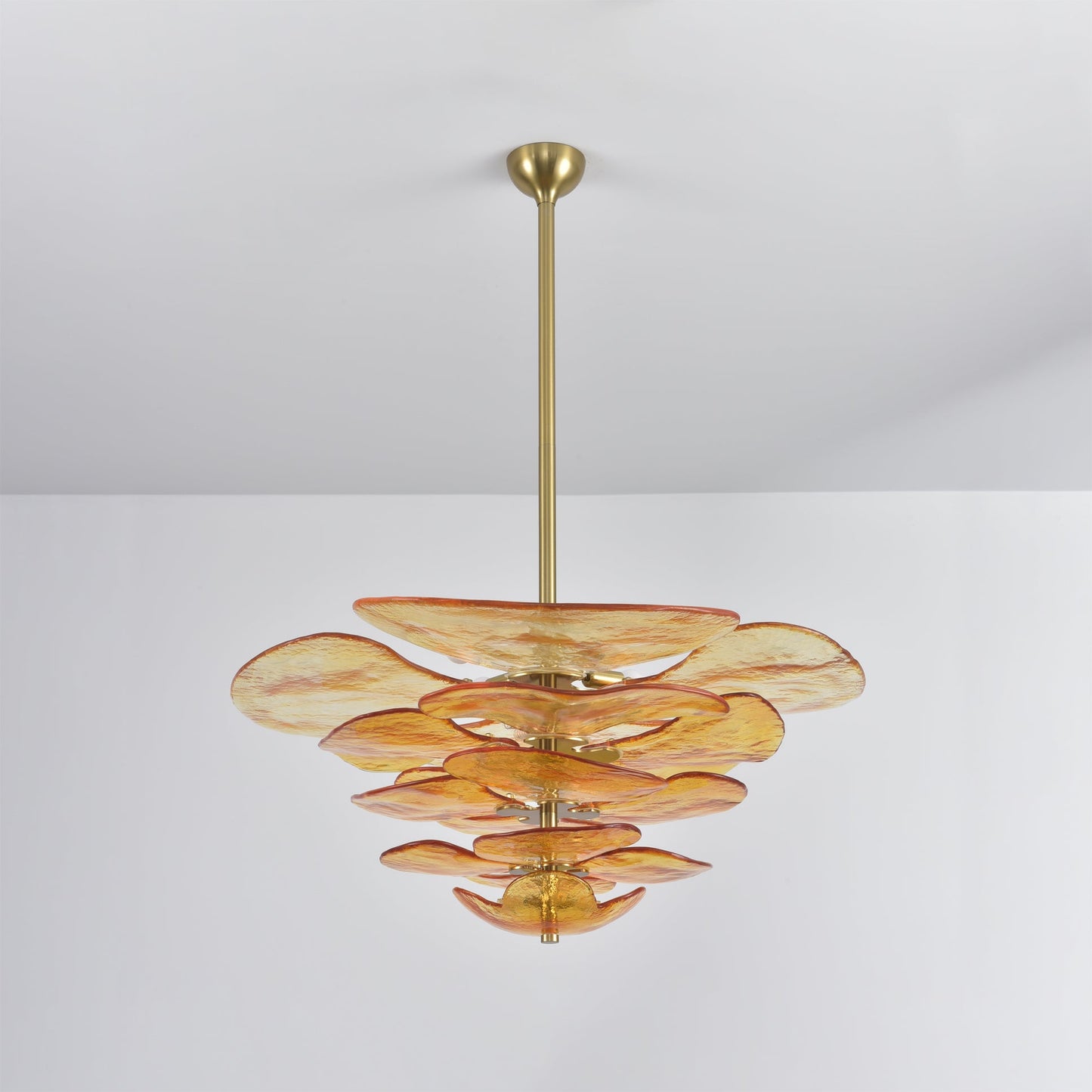 Lotus Leaf Murano Chandelier