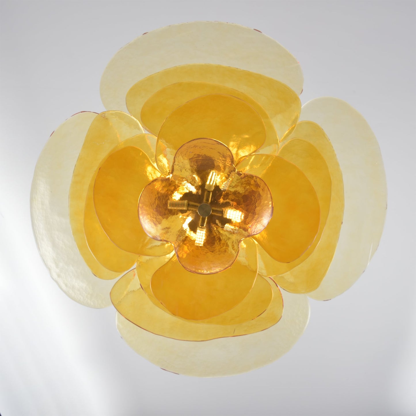 Lotus Leaf Murano Chandelier