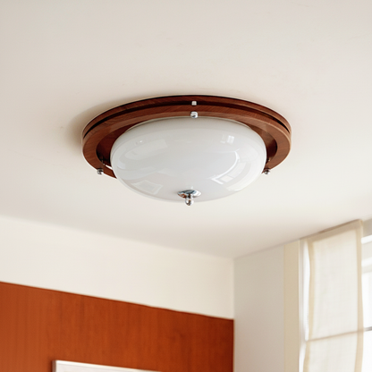 Lunaro flush mount cherry blossom pink glass - Casa Norex