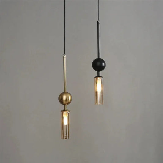 Luxora Glass Pendant Light - Nordic Hanging Light for Restaurant, Kitchen and Dining Room