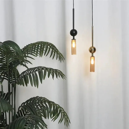 Luxora Glass Pendant Light - Nordic Hanging Light for Restaurant, Kitchen and Dining Room