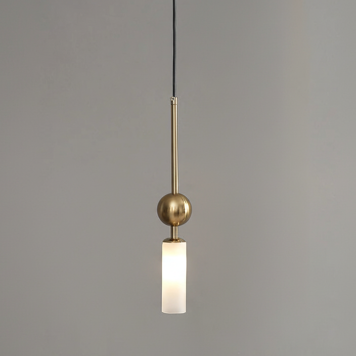 Modern gold and black hanging light — Casa Norex