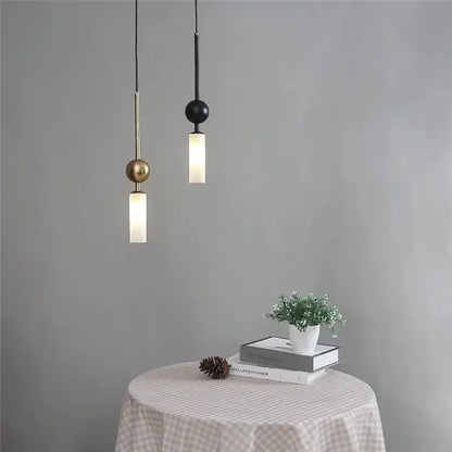 Luxora Glass Pendant Light - Nordic Hanging Light for Restaurant, Kitchen and Dining Room