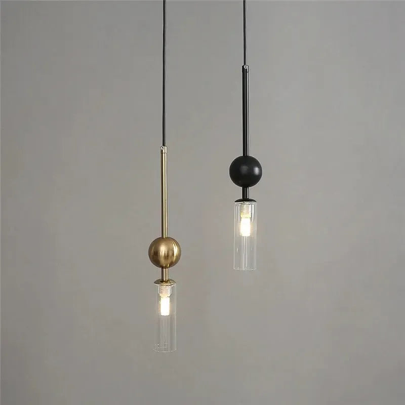 Luxora Glass Pendant Light - Nordic Hanging Light for Restaurant, Kitchen and Dining Room