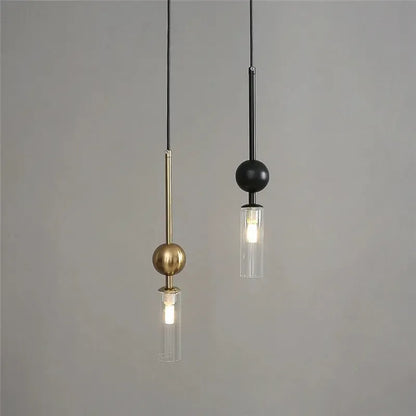 Luxora Glass Pendant Light - Nordic Hanging Light for Restaurant, Kitchen and Dining Room