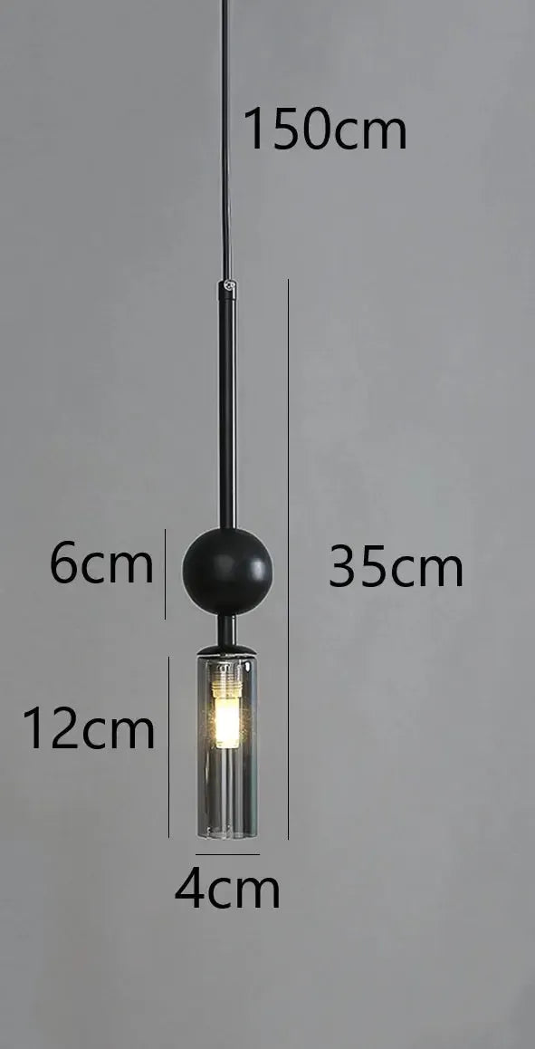 Close-up of glass shade on Luxora pendant light | Casa Norex