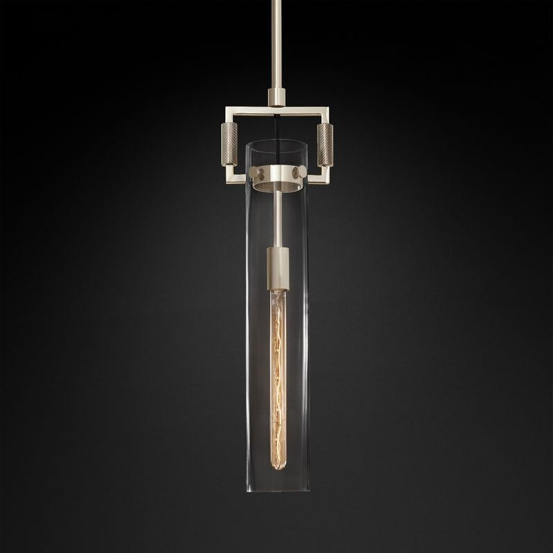 Machinist glass cylinder pendant 12 inch size — Casa Norex