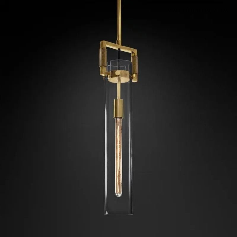 Machinist glass cylinder pendant 22 inch size — Casa Norex