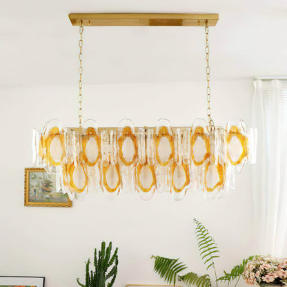 Marrina Long Glass Chandelier