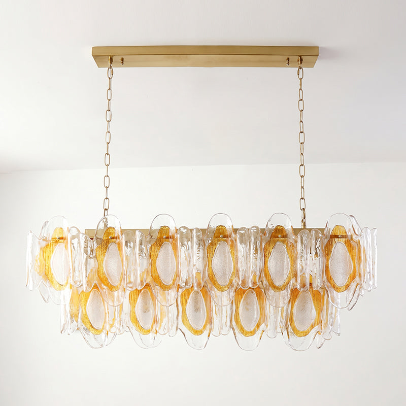 Marrina Long Glass Chandelier