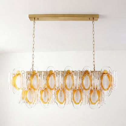 Marrina Long Glass Chandelier