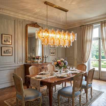 Marrina Long Glass Chandelier