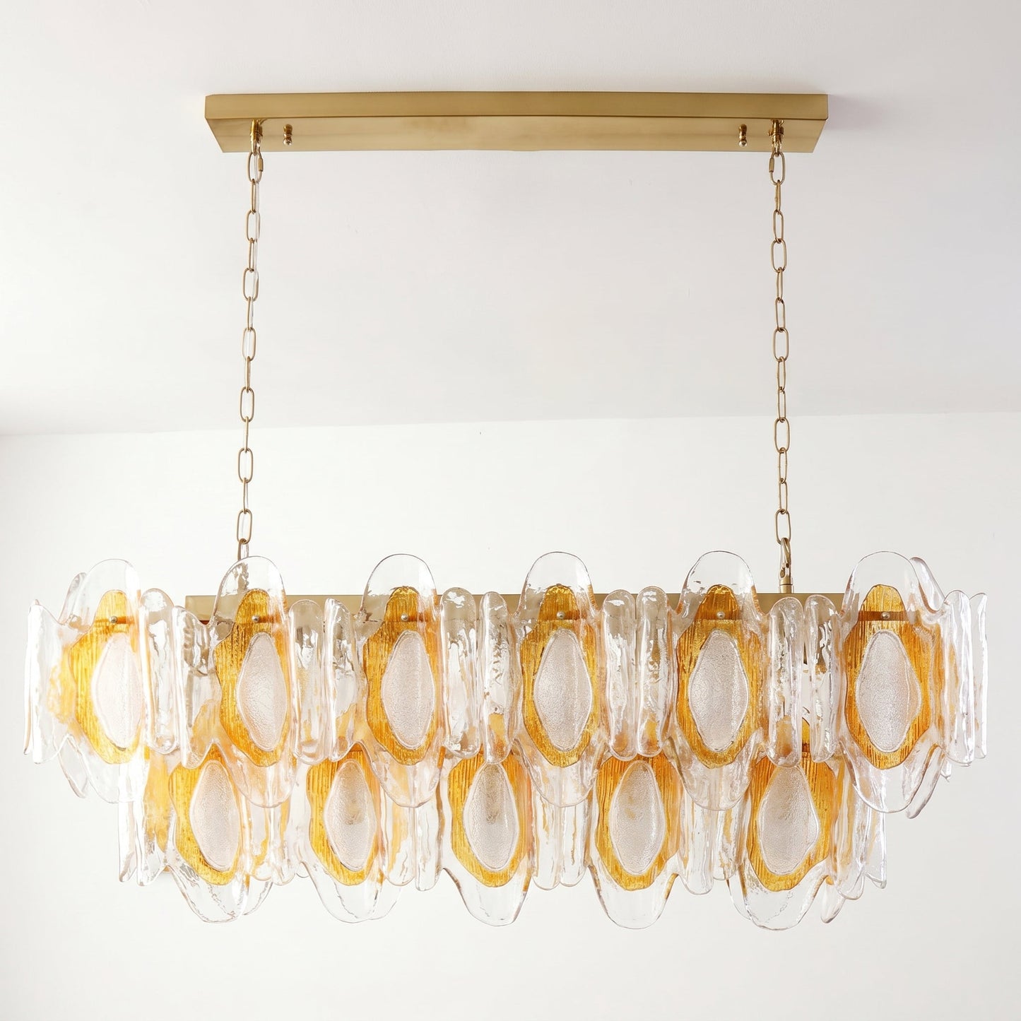 Marrina Long Glass Chandelier