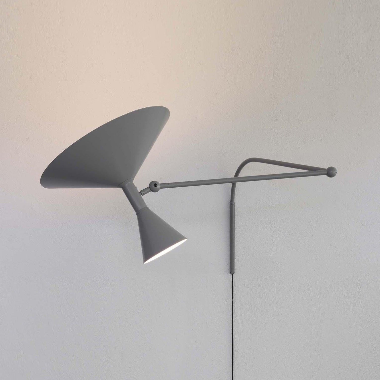 Marseille adjustable arm lamp installed hotel bedside - Casa Norex