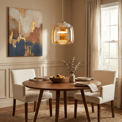Glass pendant lamp size comparison — Casa Norex