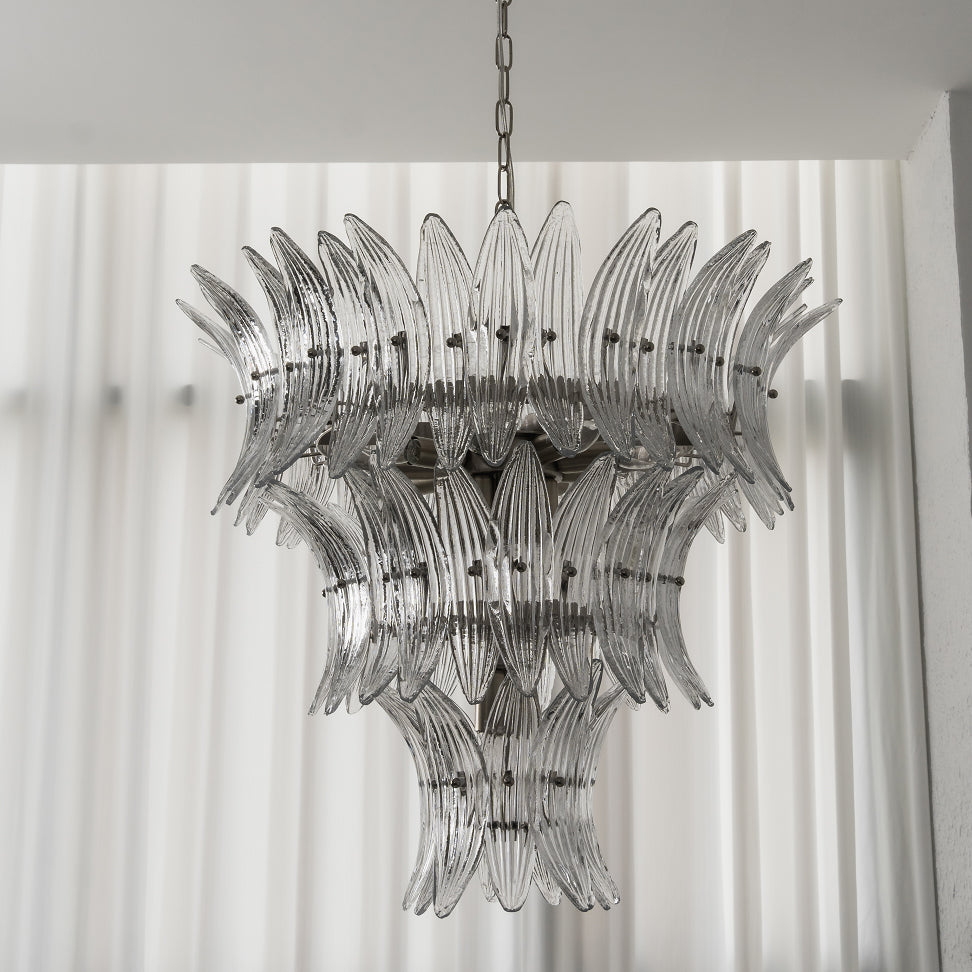 Murano Glass Palm Chandelier