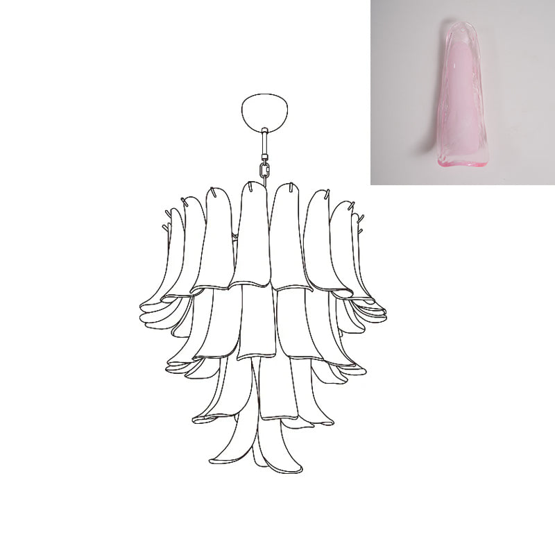 Murano Petal Chandelier