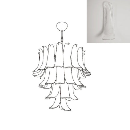 Murano Petal Chandelier