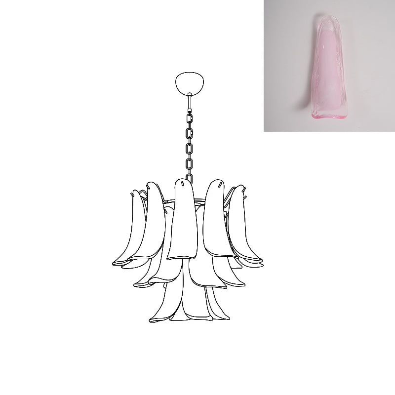 Murano Petal Chandelier