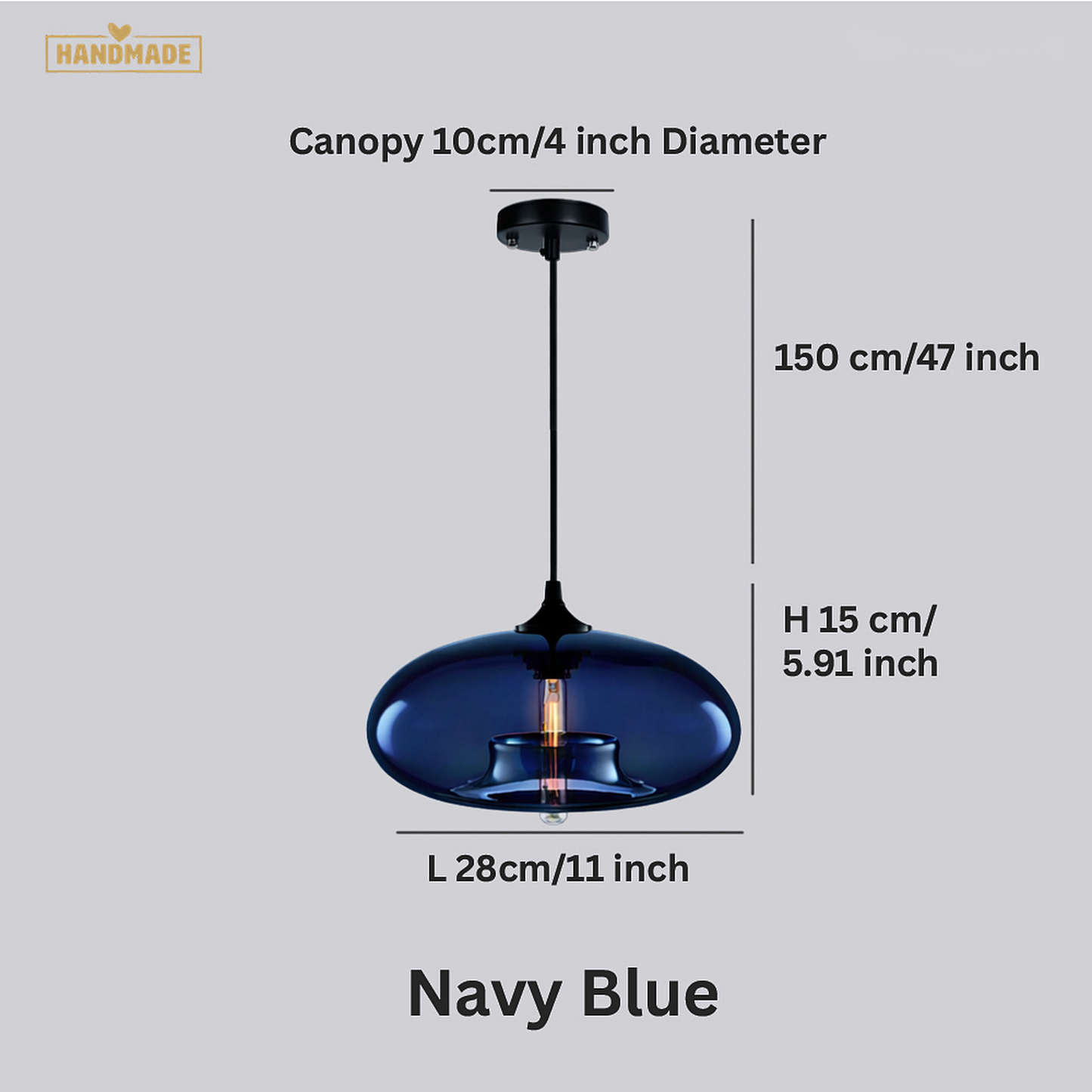 Chandelier Kúla Glass Ball - Pendant Light