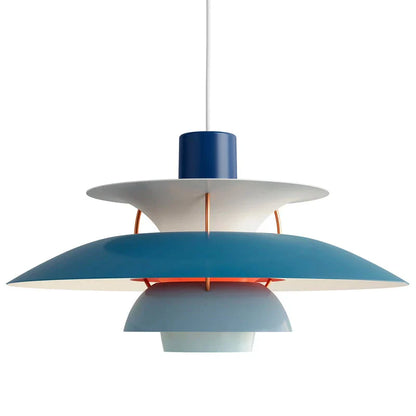 Colorful tiered pendant light aluminum forest green matte | Casa Norex