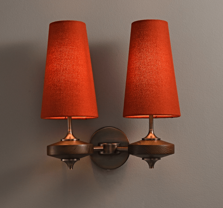 Mid-century wall sconce detail — Casa Norex