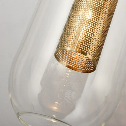 Ion wall sconce brass finish - bathroom installation - Casa Norex
