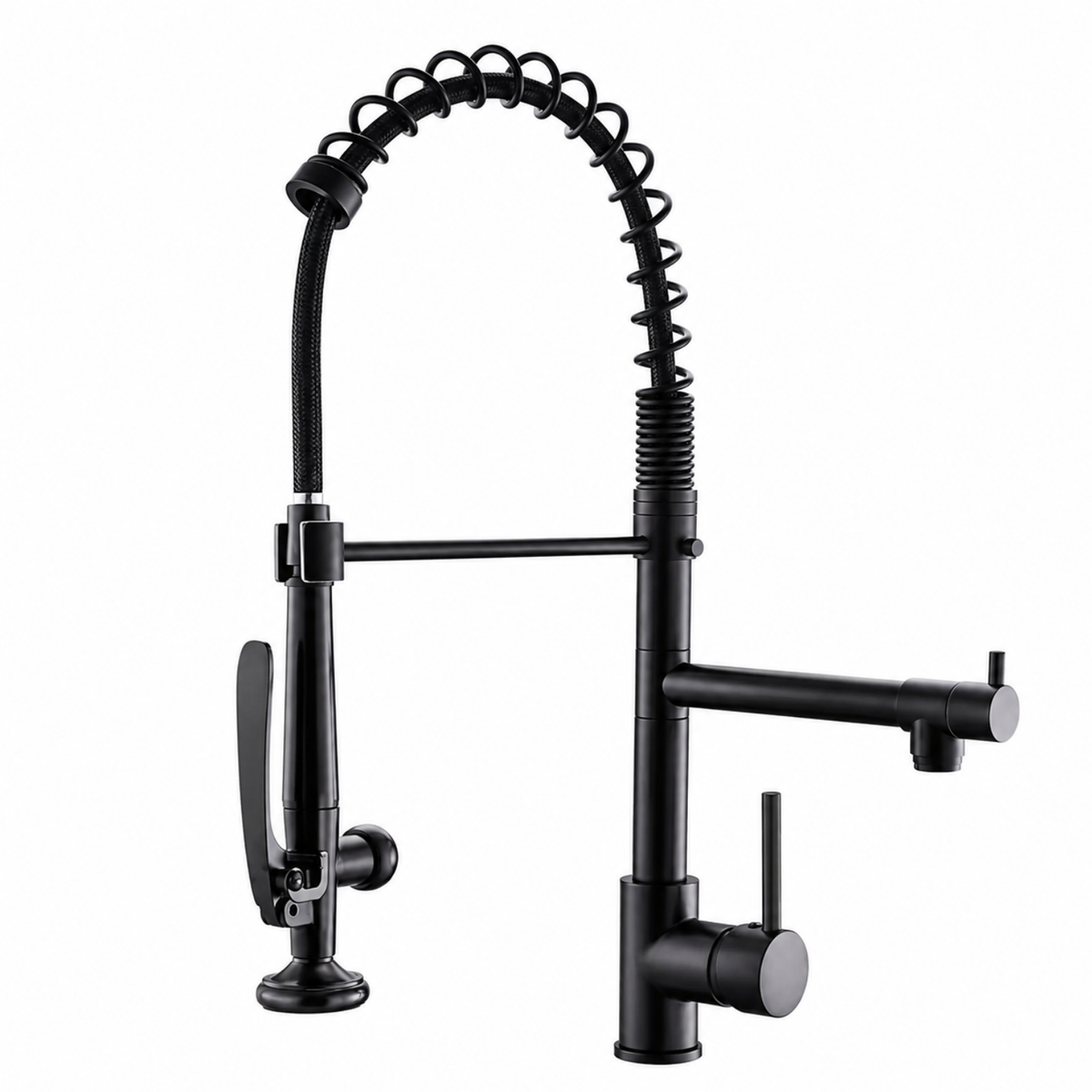 Kingswood Pull-Out Kitchen Faucet — lead-free solid brass body | Casa Norex