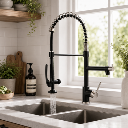 Kingswood Modern Pull-Out Kitchen Faucet