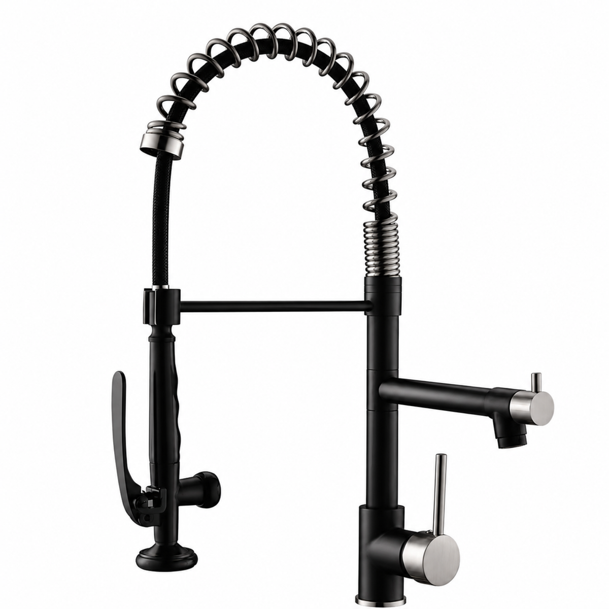 Kingswood Pull-Out Kitchen Faucet — single-handle hot and cold mixer | Casa Norex
