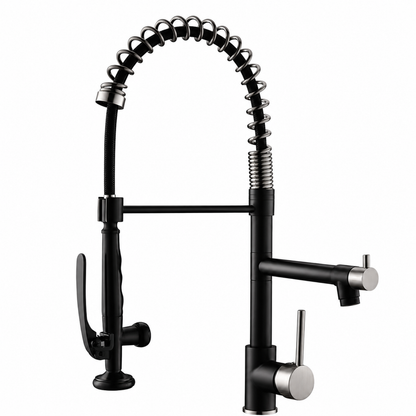 Kingswood Pull-Out Kitchen Faucet — single-handle hot and cold mixer | Casa Norex