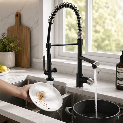 Kingswood Modern Pull-Out Kitchen Faucet