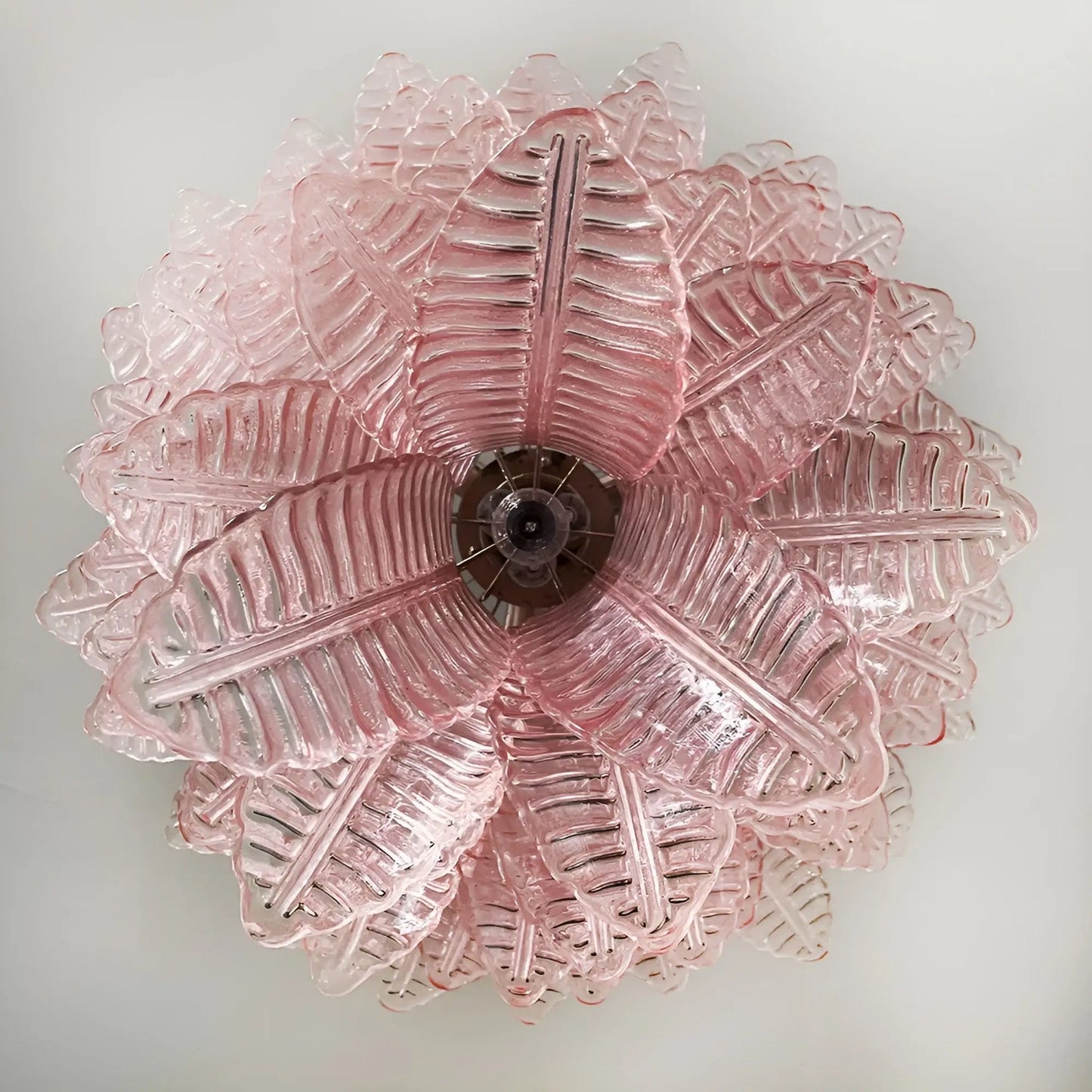 Palm Leaf Murano Chandelier