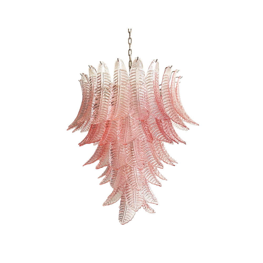 Palm Leaf Murano Chandelier