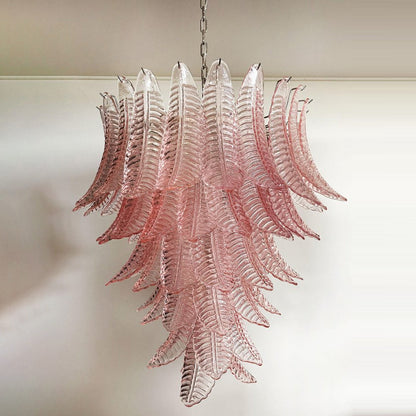Palm Leaf Murano Chandelier